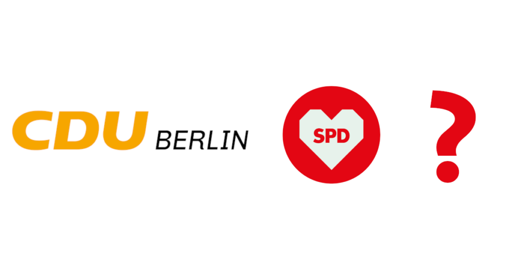 Symbolbild: Koalitionsverhandlungen mit der CDU?