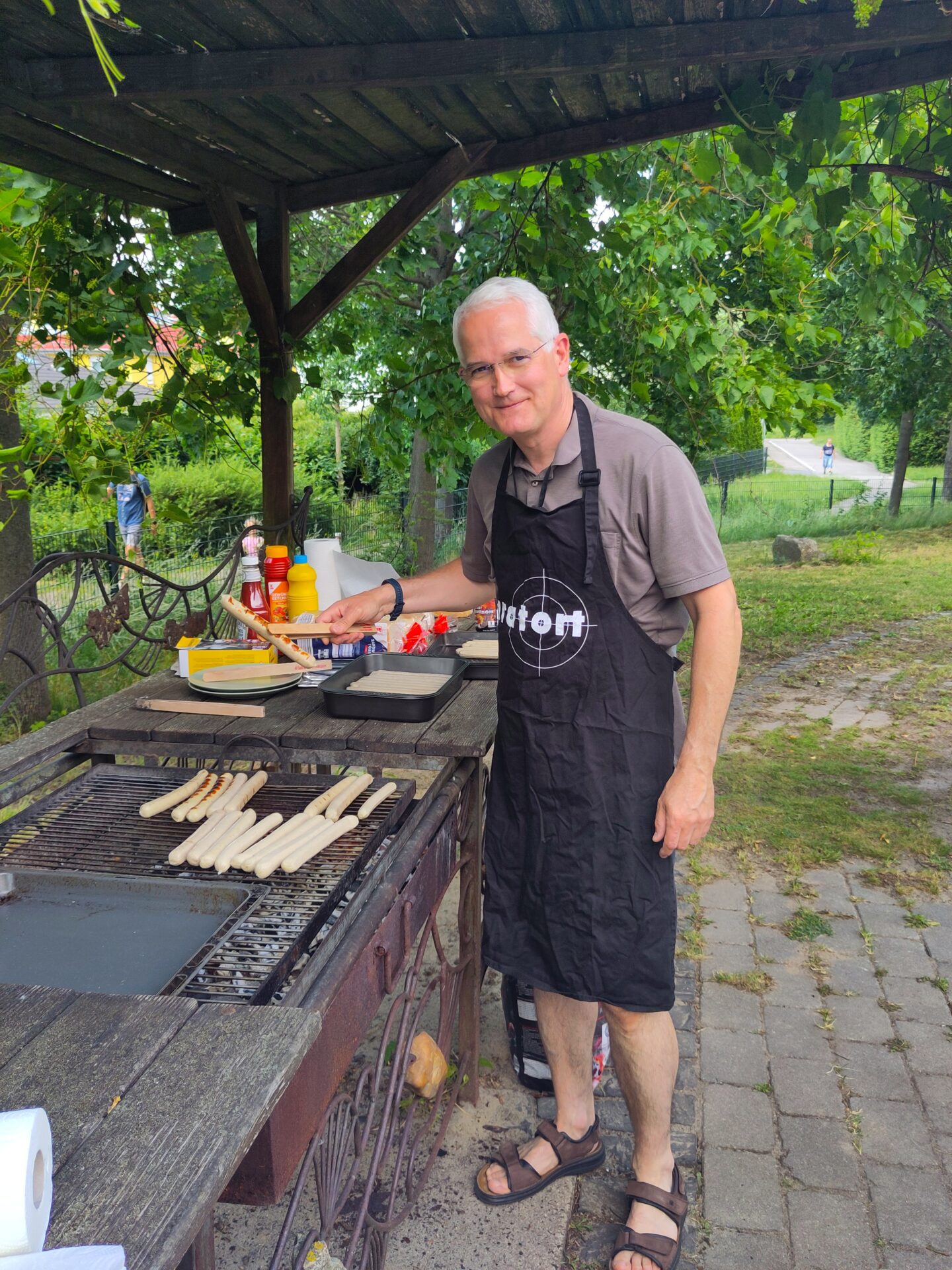 Jan Lehmann am Grill