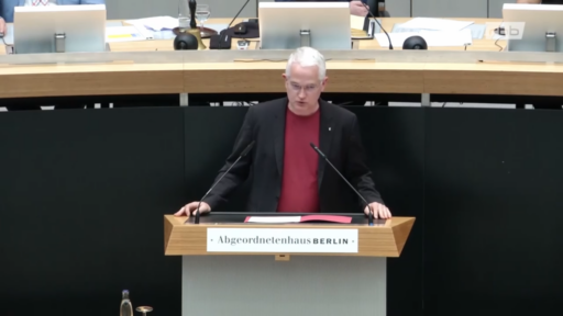 Jan Lehmann bei seiner Rede zur Einführung der Justizassistenz im Abgeordnetenhaus von Berlin