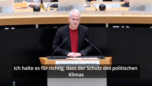 Jan Lehmann bei seiner Rede zur sogenannten Politikerbeleidigung