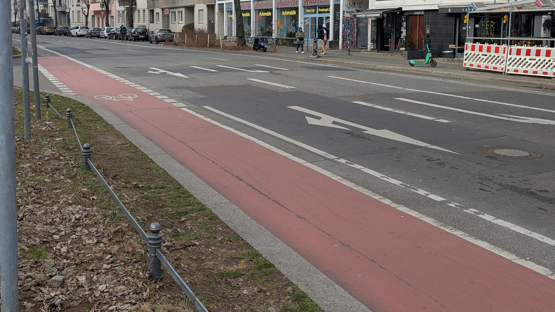 Ein Radweg als Symbolbild