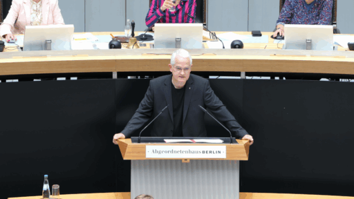 Jan Lehmann bei einer Rede im Abgeordnetenhaus