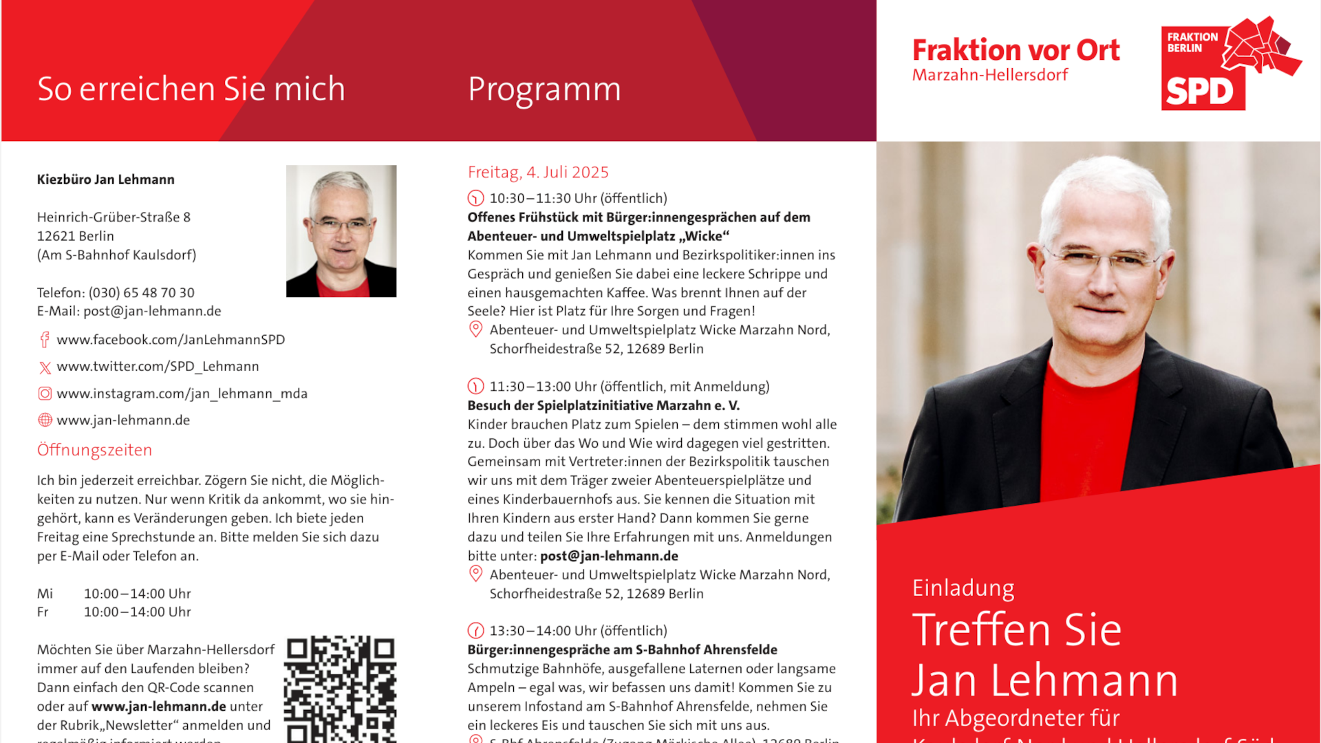 Der Flyer zum Stadtteiltag