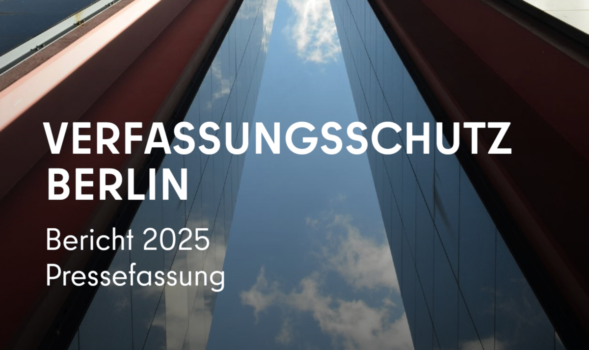 Verfassungsschutzbericht 2025 Deckblatt